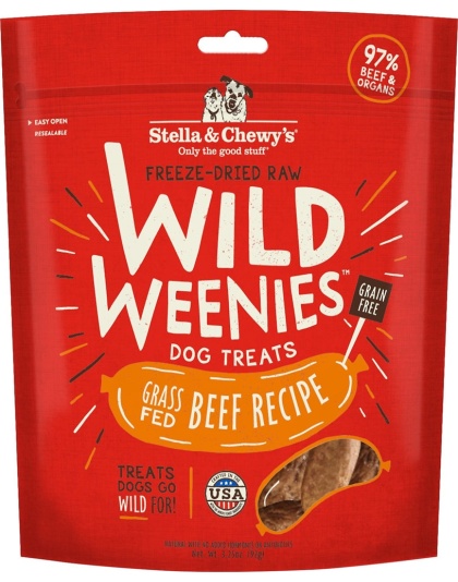 Stella and Chewys Dog Freeze Dried Weenie Beef 11.5 oz.