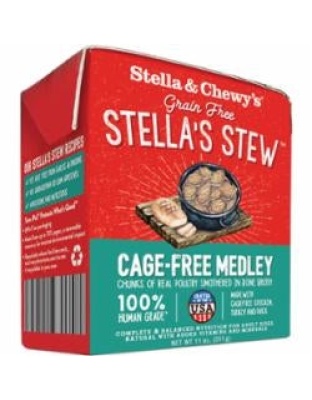 Stella and Chewys Dog Stew Cage Free Medley 11oz. (Case of 12)