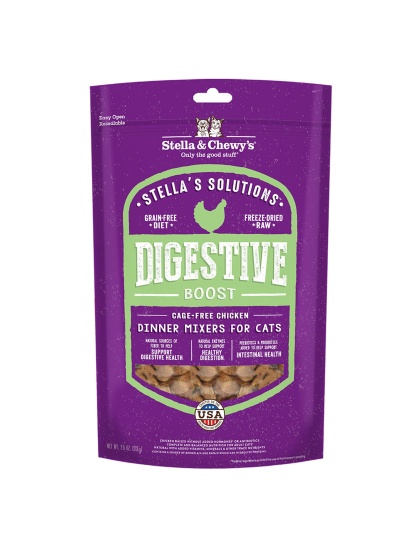 Stella and Chewys Solutions Digestive Boost Freeze-Dried Chicken 7.5oz.