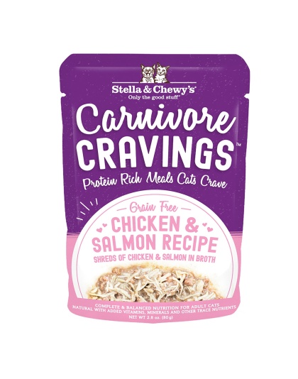 Stella and Chewys Carnivore Cravings Chicken and Salmon Recipe 2.8oz. (Case of 24)