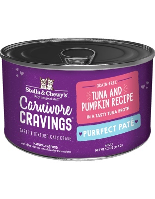 Stella and Chewys Cat Carnivore Cravings Pate Tuna 5.2Ooz. (Case of 24)