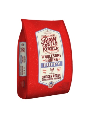 Stella & Chewy's Dog Raw Coated Wholesome Puppy Chicken Pumpkin Quinoa 22Lb