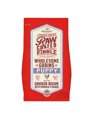 Stella & Chewy's Dog Raw Coated Wholesome Puppy Chicken Pumpkin Quinoa 3.5Lb