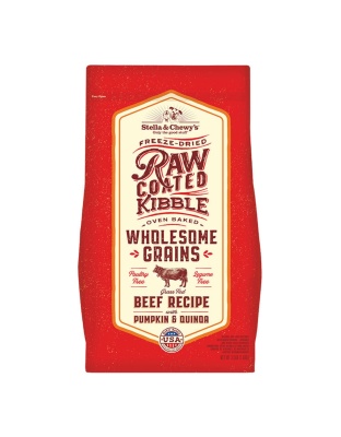 Stella & Chewy's Dog Wholesome Grain Raw Coated Beef 3.5Lb