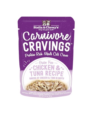 Stella and Chewys Carnivore Cravings Chicken and Tuna Recipe 2.8oz. (Case of 24)