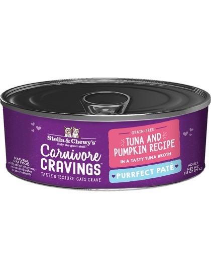 Stella and Chewys Cat Carnivore Cravings Pate Tuna 2.8oz. (Case of 24)