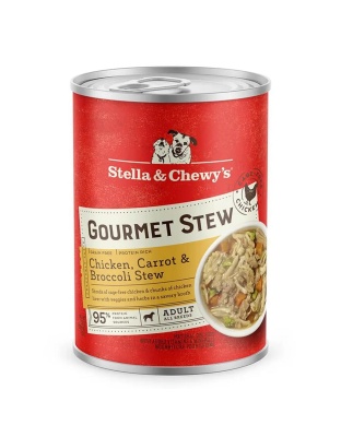 Stella And Chewys Dog Gourmet Stew Chicken; Carrot And Broccoli 12.5oz. (Case of 12)