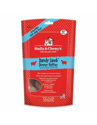Stella And Chewys Freeze Dried Dog Food Lamb Dinner Patties 14 oz.