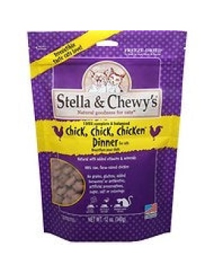 Stella and Chewys Cat Freeze Dried Chick Chick Chicken Dinner 3.5oz.