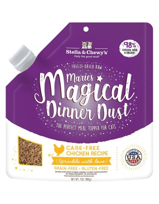 Stella And Chewys Cat Freeze-Dried Marie Magical Dinner Dust Chicken 7oz.