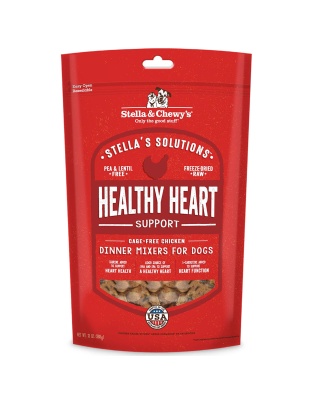 Stella And Chewys Dog Solutions Healthy Heart Support Freeze-Dried Chicken 13oz.