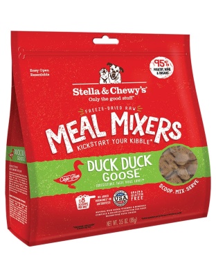 Stella And Chewys Dog Freeze-Dried Mixer Duck Goose 3.5oz.