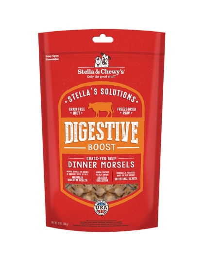 Stella And Chewys Dog Solutions Digestive Boost Beef 13 oz.