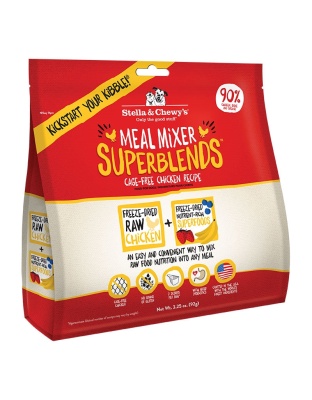 Stella And Chewys Dog Freeze-Dried Superblends Mixer Chicken 3.25oz.
