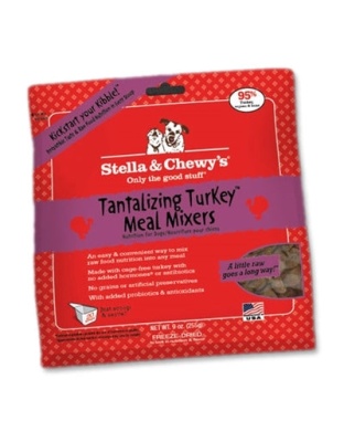 Stella And Chewys Freeze Dried Dog Food Mixers Turkey 3.5 oz.
