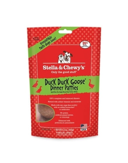 Stella And Chewys Dog Freeze-Dried Duck Dinner Patties 14oz.