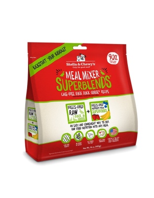 Stella And Chewys Dog Freeze-Dried Superblends Mixer Duck 16oz.