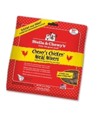 Stella And Chewys Freeze Dried Dog Food Mixers Chicken 8oz.