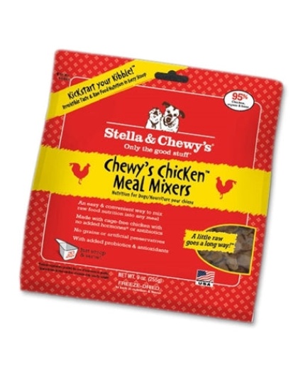 Stella And Chewys Freeze Dried Dog Food Mixers Chicken 8oz.