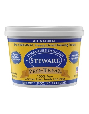 Pro-Treat Freeze Dried Dog Treats Chicken Liver 1.5oz.