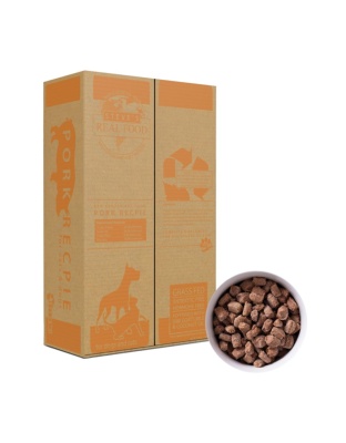 Steve'S Real Food Dog Cat Frozen Pork Nuggets 9.75Lb Box