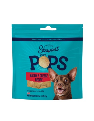 Stewart Puff Pops Freeze Dried Dog Treats Bacon & Cheese, 1ea/2.8oz.