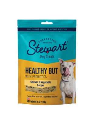 Stewart Healthy Gut Freeze Dried Dog Treats Chicken & Vegetables, 1ea/4oz.