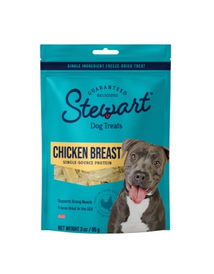 Stewart Single Ingredient Freeze Dried Dog Treats Chicken Breast, 1ea/3oz.