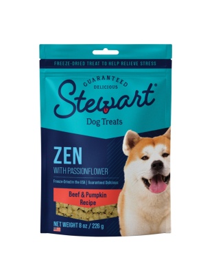 Stewart Zen w/Passionflower Freeze Dried Dog Treats for Stress Beef & Pumpkin, 1ea/8oz.