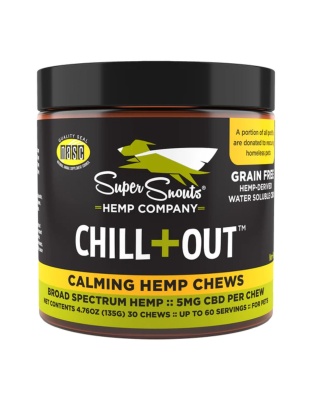 Super Snouts Dog Grain Free Broad Spectrum Chew Chill Out 30 Count