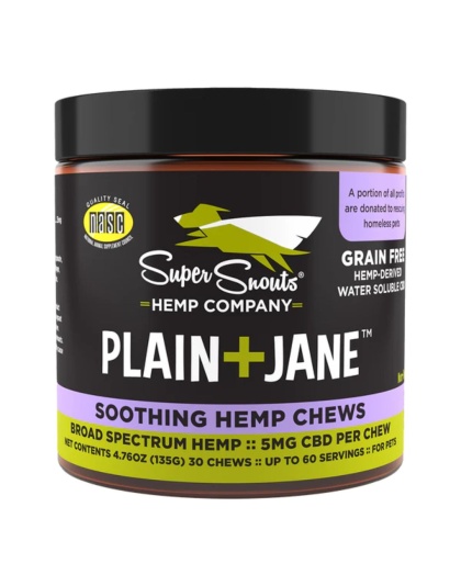 Super Snouts Dog Broad Chew Plain Jane 30 Count