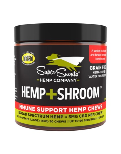 Super Snouts Dog Broad Chew Shroom 30 Count