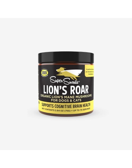 Super Snouts Dog Cat Lions Roar Mushrooms 75G