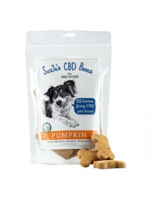 Suzie's CBD Bones For Big Dogs Pumpkin 16oz.-8mg