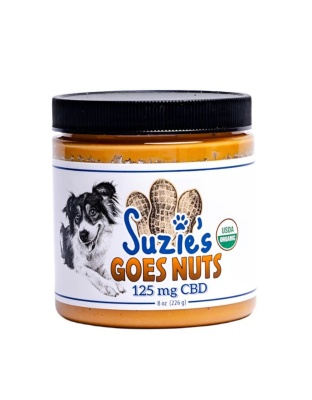 Suzie's Goes Nuts CBD Paste For Dogs Peanut Butter 8oz.