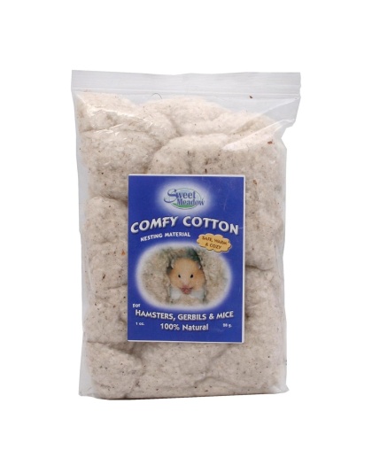 Sweet Meadow Farm Comfy Cotton Small Pet Nesting Material White, 1ea/1oz.