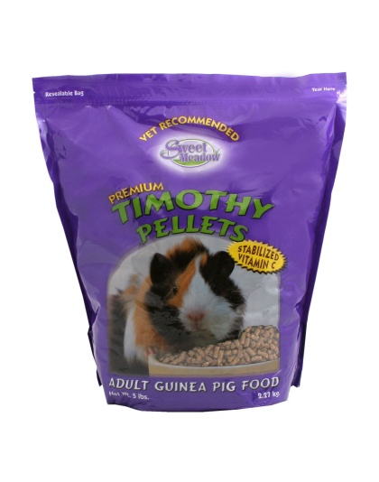 Sweet Meadow Farm Premium Timothy Pellets Guinea Pig Food 1ea/5 lb