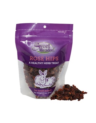 Sweet Meadow Farm Rose Hips Healthy Herb Small Animal Treat 1ea/5oz.