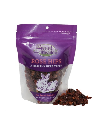 Sweet Meadow Farm Rose Hips Healthy Herb Small Animal Treat 1ea/5oz.