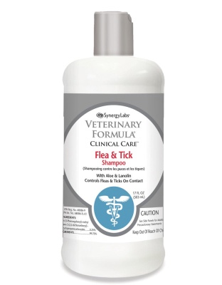 Synergy Labs Flea and Tick Shampoo for Dogs 1ea/16 fl oz