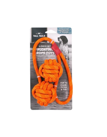 Tall Tails Dog Floating Rope Orange