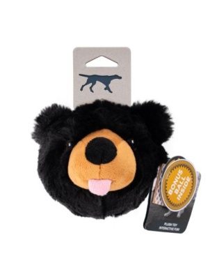 Tall Tails Dog 2 In 1 Black Bear Head 4 Inch