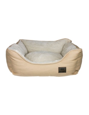 Tall Tails Dog Bolster Bed Khaki Medium