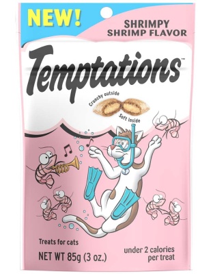 Temptations Classics Crunchy & Soft Adult Cat Treats Shrimpy Shrimp 1ea/3 oz
