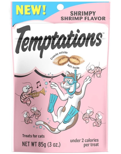 Temptations Classics Crunchy & Soft Adult Cat Treats Shrimpy Shrimp 1ea/3 oz