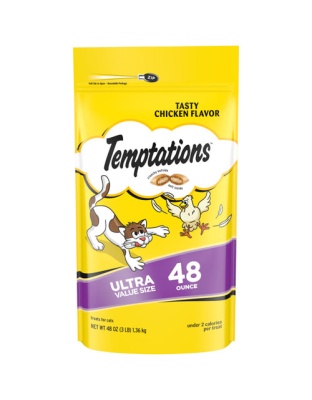 Temptations Classics Crunchy & Soft Adult Cat Treats Tasty Chicken 1ea/48oz.