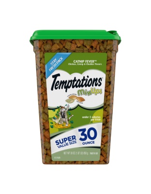 Temptations MixUps Crunchy & Soft Adult Cat Treats Catnip Fever 1ea/30oz.