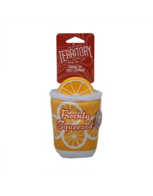 Territory Dog Plush Latex 2 In 1 Lemonade 6 Inch