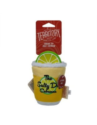 Territory Dog Plush Latex 2 In 1 Margarita 6 Inch