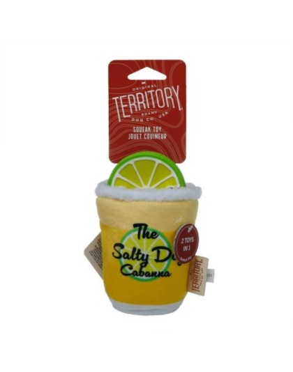 Territory Dog Plush Latex 2 In 1 Margarita 6 Inch